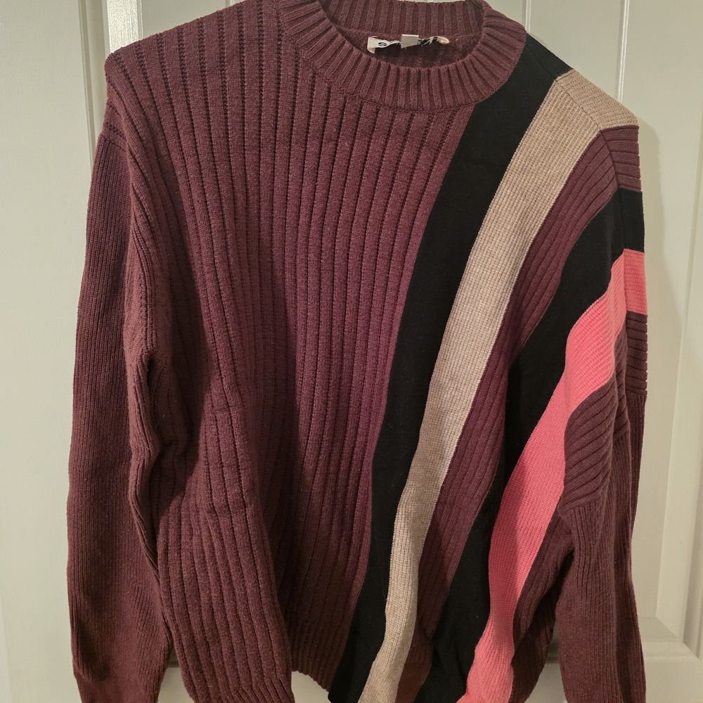 Striped Ribbed Sweater - Picture 2 of 4
